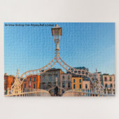 Ha'penny Bridge Dublin Irlande Jigsaw Puzzle (Horizontal)