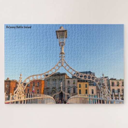 Ha'penny Bridge Dublin Irlande Jigsaw Puzzle (Horizontal)