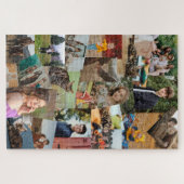 Haphazardly Overlappende Foto's Collage Sjabloon Legpuzzel (Horizontaal)