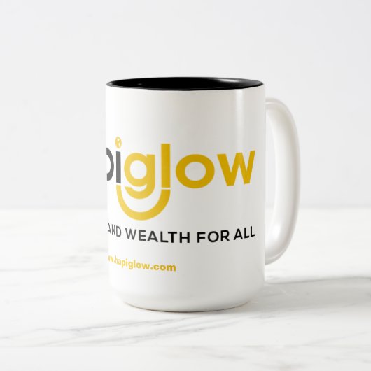 Hapiglow Mug 16 oz (Devant droit)