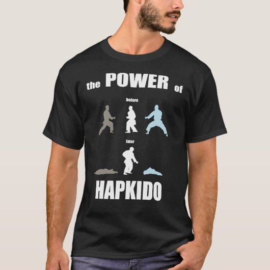 Hapkido Entfessele deine Kampfgeist T-shirt (Voorkant)