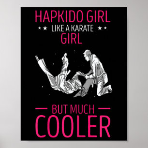 Hapkido Koreaanse krijgskunsten Hapkido gooien als Poster