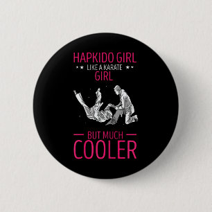 Hapkido Koreaanse vechtsporten Hapkido werp als ee Ronde Button 5,7 Cm