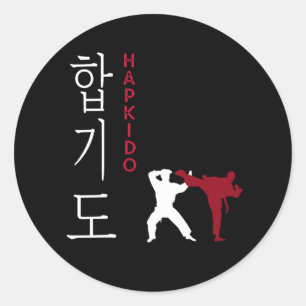 Hapkido Korean Martial Arts Ronde Sticker