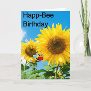 Happ-Bee Verjaardag Kaart