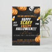 Happary Déplaisant Halloween Invitation (Debout devant)