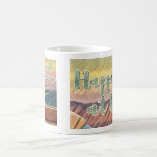 'Happest at Home' Café Mug (Centre)