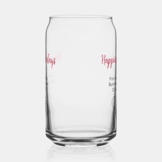 Happest holiday ajouter business logo nom q r code (Droite)