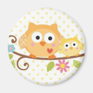 HAPPI TREE OWL MAGNET MAGNEET