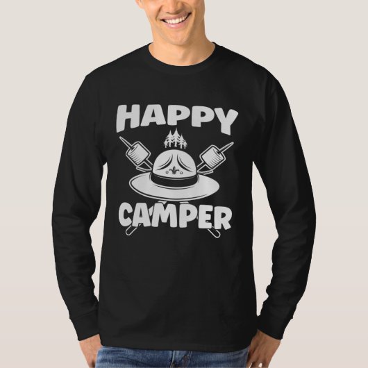 Happiest Marshmallow Camper T-shirt (Voorkant)