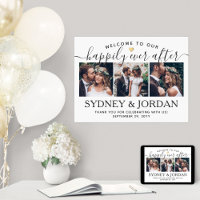 Happily Ever After 3 Foto Huwelijks Welkomstscript