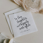 Happily Ever After | Aangepaste bruiloft Servet