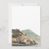 Happily Ever After Amalfi Italy Wedding Kaart (Achterkant)