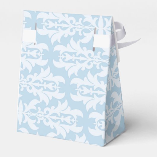 HAPPILY EVER AFTER Blauwe Trouwfeest Favor Dozen Bedankdoosjes (Achterkant)