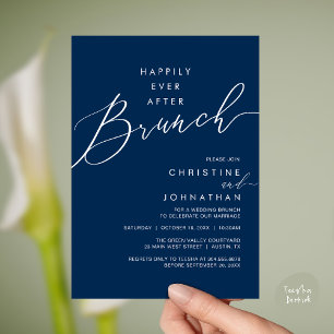 Happily Ever After Diner Huwelijksreceptie Diner Kaart