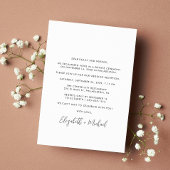 Happily Ever After Feest Bruiloft Foto Aankondiging