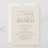 Happily Ever After Feest Huwelijksvlucht Diner Kaart (Voorkant)