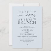 Happily Ever After Feest Huwelijksvlucht Diner Kaart (Voorkant)