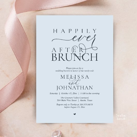 Happily Ever After Feest Huwelijksvlucht Diner Kaart