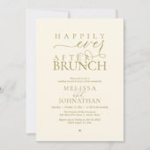 Happily Ever After Feest Huwelijksvlucht Diner Kaart (Voorkant)