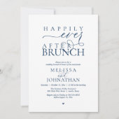 Happily Ever After Feest Huwelijksvlucht Diner Kaart (Voorkant)