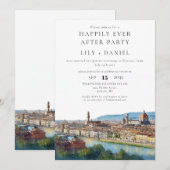 Happily Ever After Florence Italy Wedding Kaart (Voorkant / Achterkant)