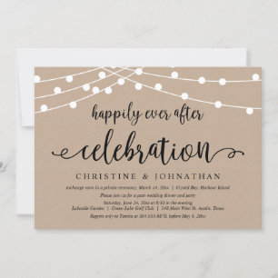 Happily Ever After, Huwelijksvlucht Feest Kaart