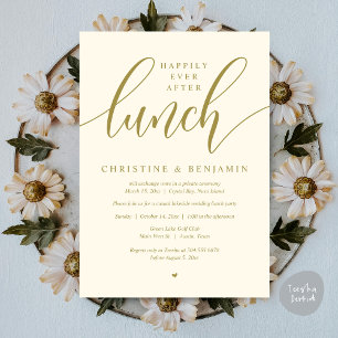Happily Ever After Lunch, Verloving, Modern Script Kaart