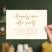  Happily Ever After Party Modern Wedding Reception Kaart