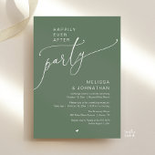Happily Ever After Party Romance Wedding Reception Kaart