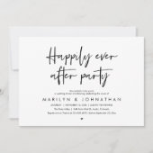 Happily Ever After Party, Wedding Dinner Dancing Kaart (Voorkant)