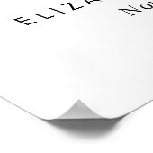 Happily Ever After Party Wedding Reception Welcome Poster (Hoek)