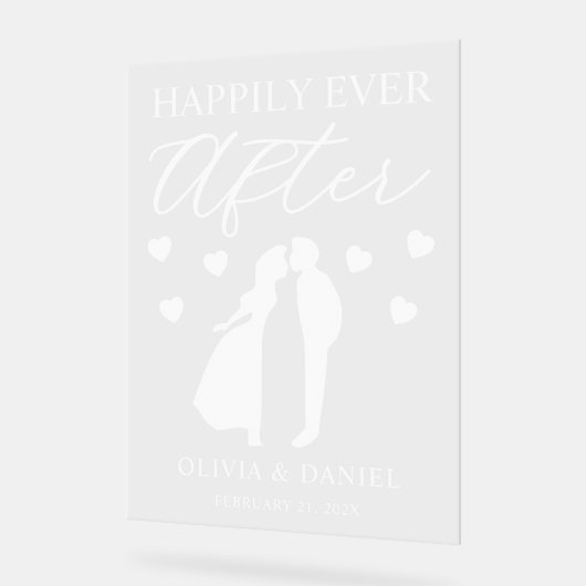 Happily Ever After Personalized Wedding (Angle)