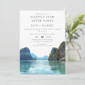 Happily Ever After Phuket Thailand Wedding Kaart (Staand voorkant)