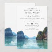 Happily Ever After Phuket Thailand Wedding Kaart (Voorkant / Achterkant)