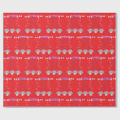 Happily ever after red cadeaupapier (Vlak)