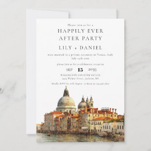Happily Ever After Venetiaans Huwelijk Kaart