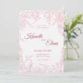 Happily Ever After Wedding Invitation (Debout devant)