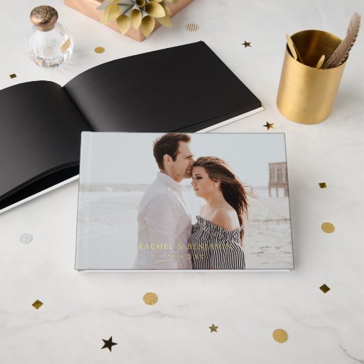 Happily Ever After Wedding Photo Custom (Recto ouvert)