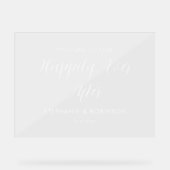 Happily Ever After Wedding Reception Welcome (Recto)