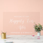 Happily Ever After Wedding Reception Welcome (Mariage)