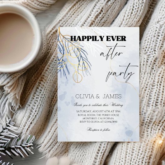 Happily Ever After Winter Wedding - Snowy Romance  Kaart
