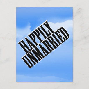 HAPPILY UNMARRIED BRIEFKAART
