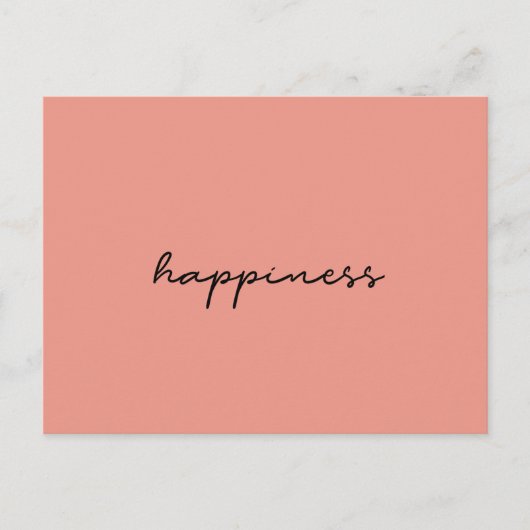 Happiness briefkaart (Voorkant)