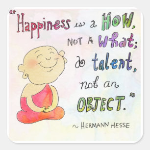 'Happiness' - Buddha Doodles™ Sticker
