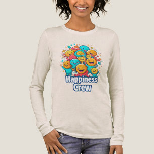 Happiness Crew – Schattige en vreugdevol T-shirt m