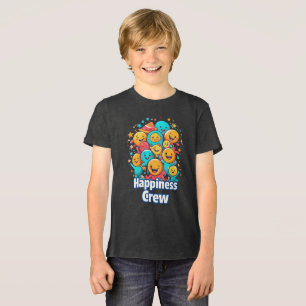 Happiness Crew - Schattige Smiley Squad Jeugd T-sh Tri-Blend Shirt