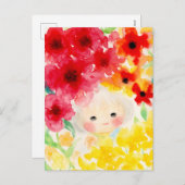 happiness feestdagenkaart (Voorkant / Achterkant)