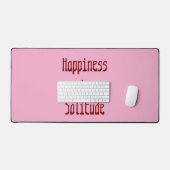 Happiness in Solitude Desk Mat (Keyboard & Muis)