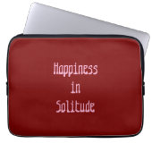 Happiness in Solitude Electronics Bag Laptop Sleeve (Voorkant)
